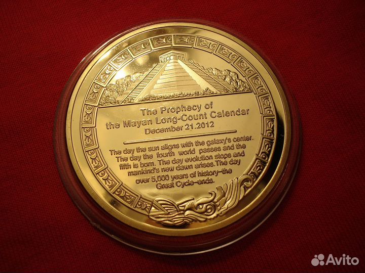 Золотая Монета Май Пираты карибского Моря Золото