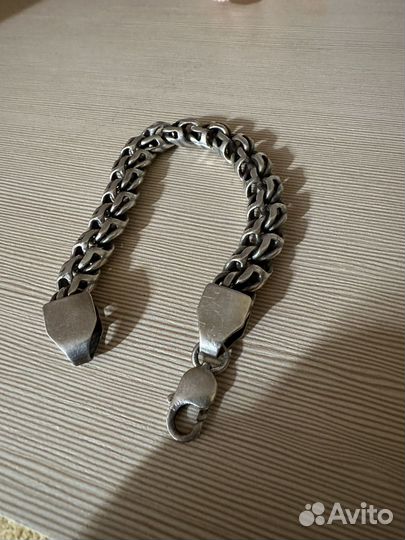 Серебряный браслет мужской