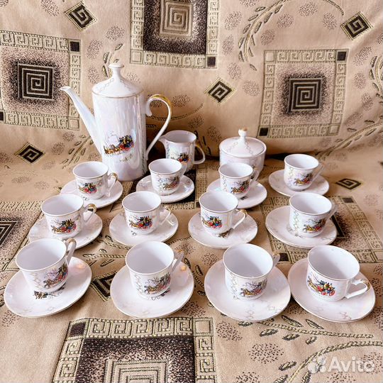 Чайно кофейный сервиз Бавария 1970