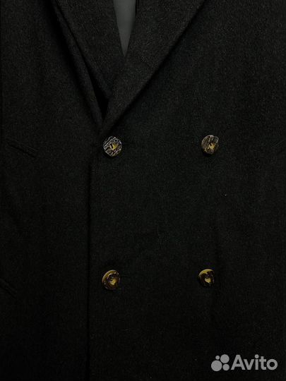 Двубортное баварское пальто шерсть