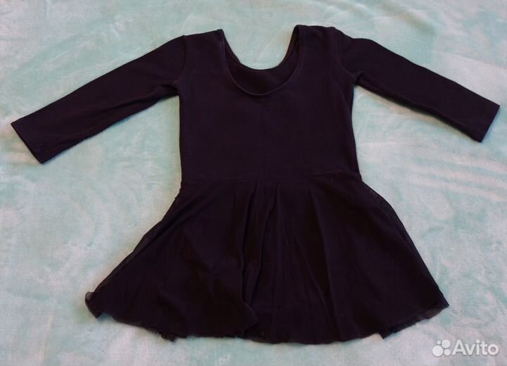 Купальник гимнастический 98 черный