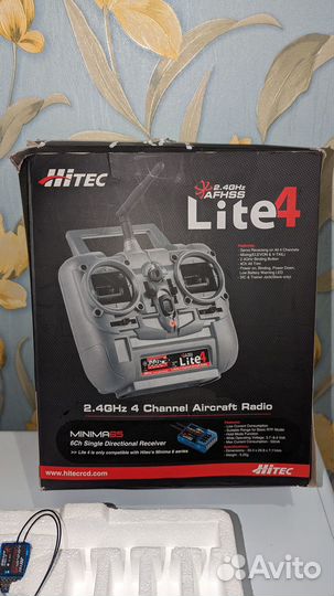 Hitec Lite4 2.4GHz 4 channel Aircraft Radio