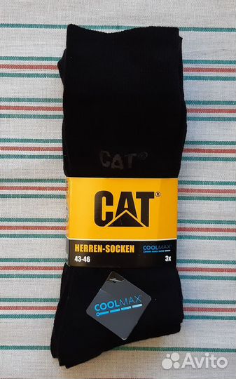 Термоноски 3x Caterpillar CoolMax Lycra 39-46 NEW