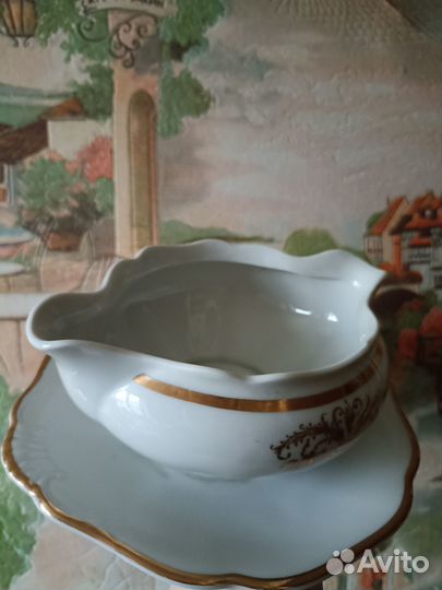 Посуда Дулево, тарелки, сахарница, супница СССР