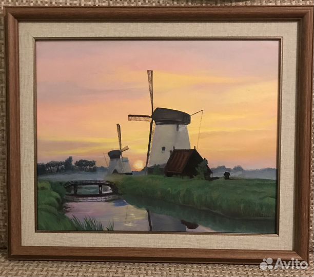 Картина маслом на холсте 