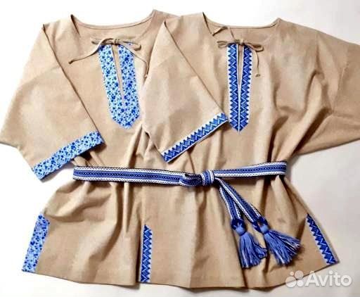 Рубаха русская для банщика все размеры