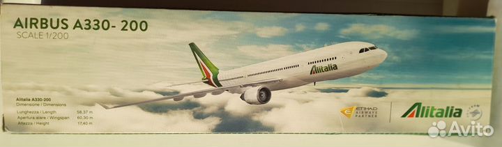 Модель самолета Alitalia