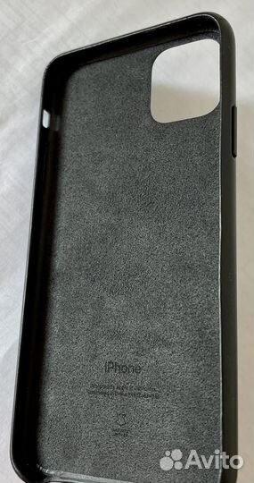 Чехол для iPhone 11 pro max (оригинальный кожаный)