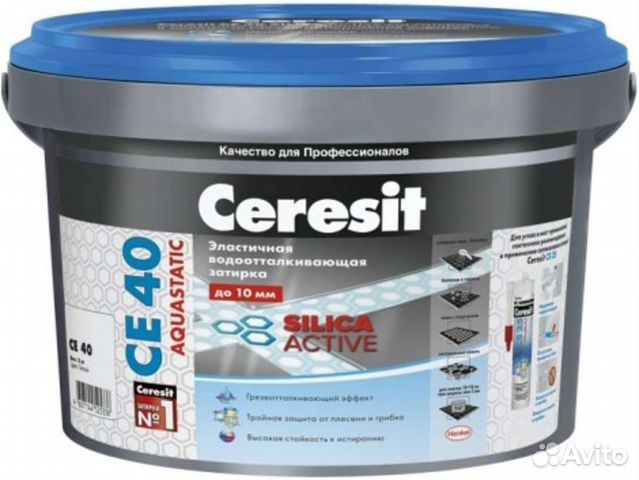 Затирка Ceresit се 40 Aquastatic 2 кг