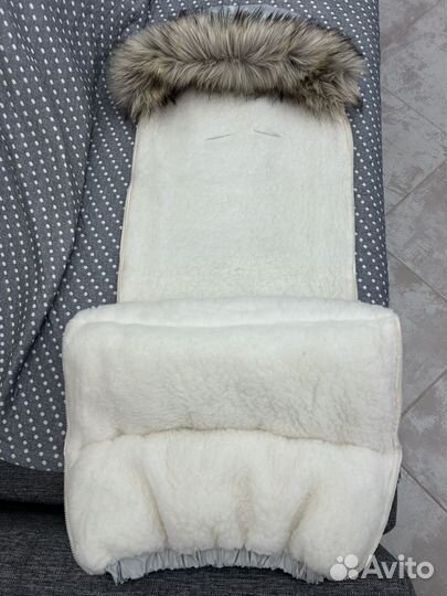 Зимний конверт в коляску/ на выписку Luxury Baby