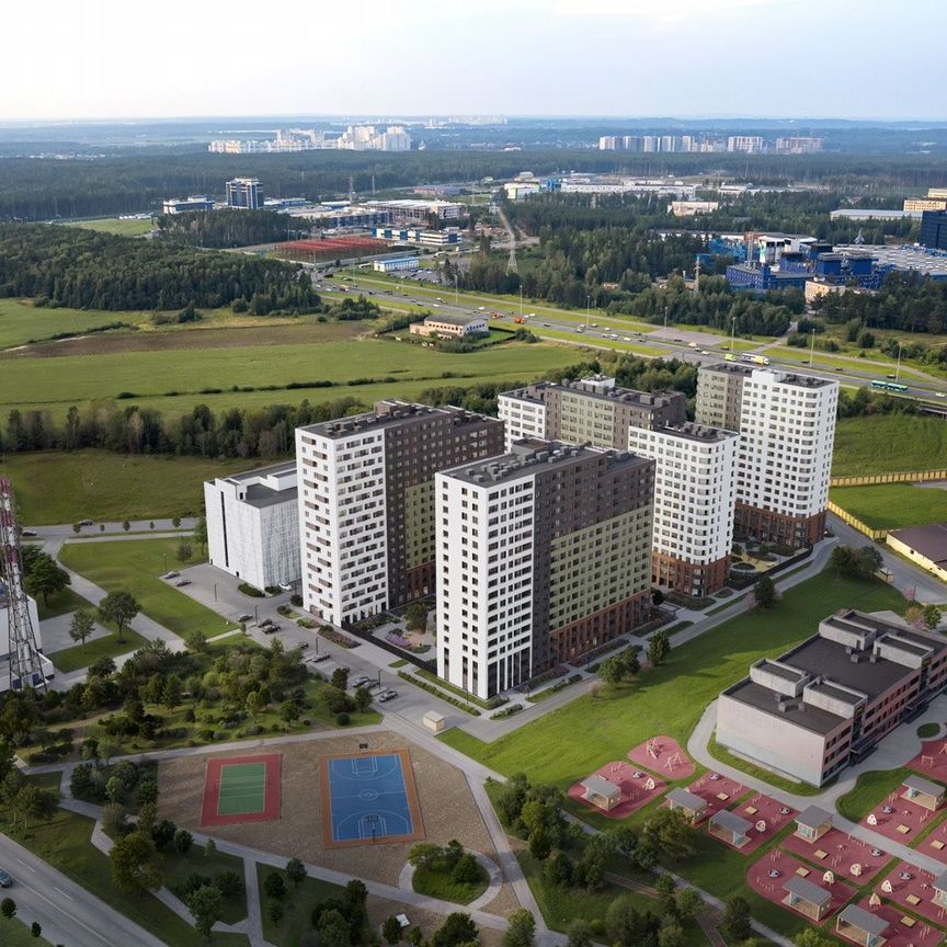 2-к. квартира, 54,5 м², 16/17 эт.