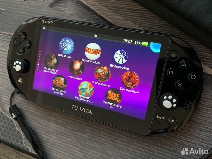 Sony PS Vita Slim Black 128gb 7500 игр (комплект)