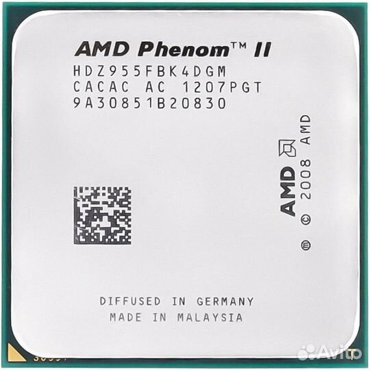 AMD Phenom II X4 HDZ955FBK4DGM, гарантия