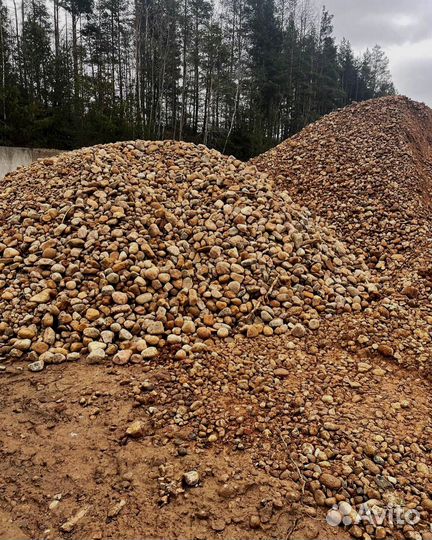 Щебень известковый под парковку