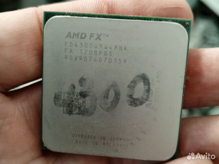 Процессор AMD FX FD 4300