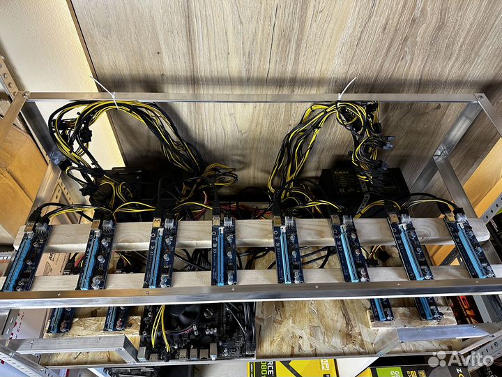 Корпус (основа) для майнинга на 12 видеокарт