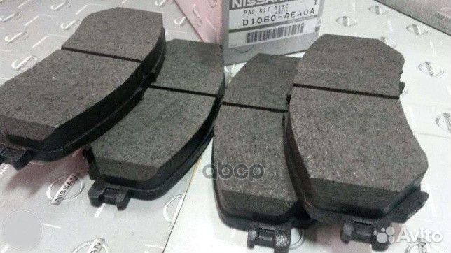 Колодки тормозные передние nissan D1060-4EA0A
