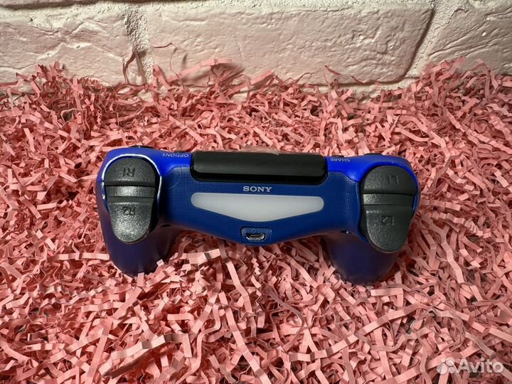 Джойстик dualshock 4 на ps4 синий