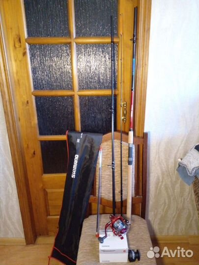 Шимано Фидер и катушка новые