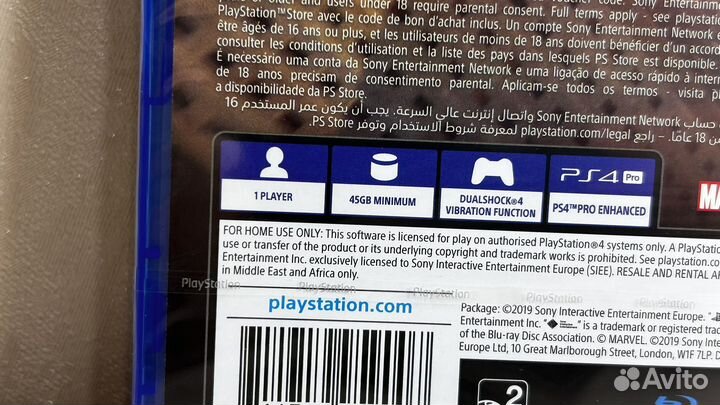 Человек Паук Игра года ps4 Новый диск