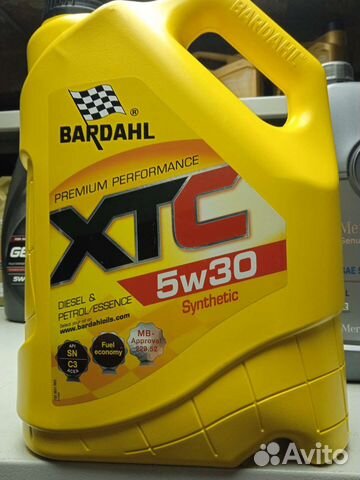 Масло моторное Bardahl 5W30 XTC SN/CF (5л) купить в Москве | Авито