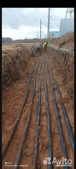 Копка траншей вручную