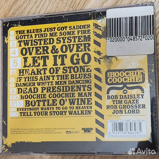 Jon Lord (Deep Purple) CD The Hoochie Coochie Men