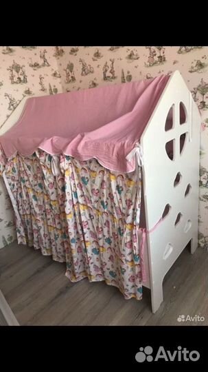 Балдахин в кроватку домик