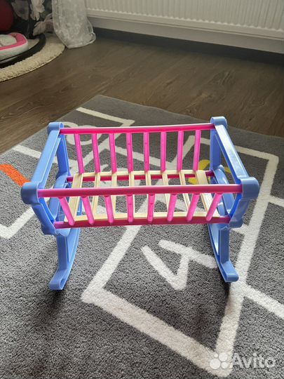 Новая Кроватка для кукол 40 см