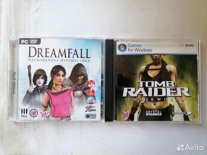 Игры для пк на дисках Dreamfall Tomb Raider