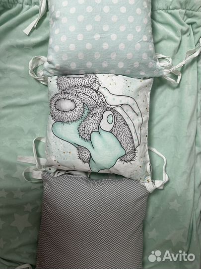 Бортики в кроватку для новорожденных