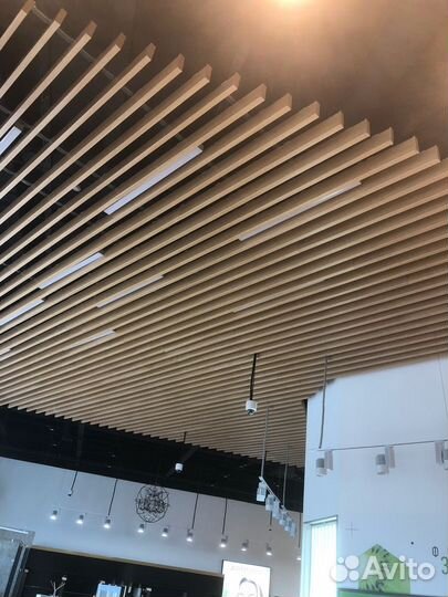 Реечный кубообразный потолок, кубота