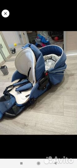 Детская коляска трансформер 3 в 1 бу