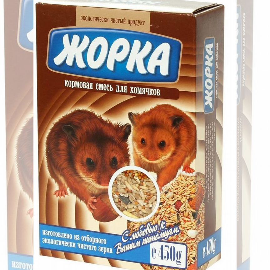 Жорка кормовая смесь для хомяков (коробка)