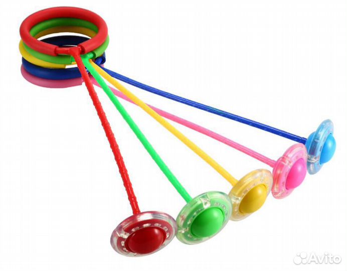 Светящиеся скакалки на одну ногу 