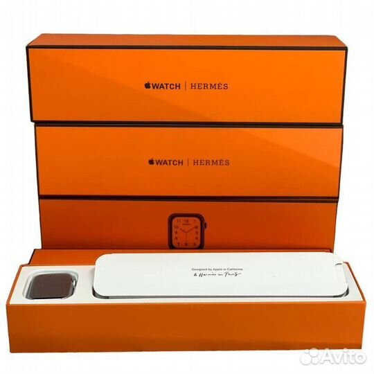 Часы Hermes 45мм Черный