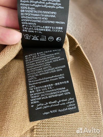 Новая водолазка джемпер H&M шерсть меринос М