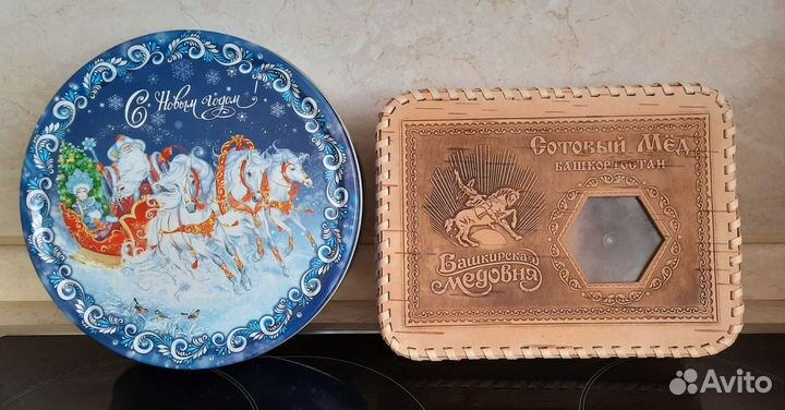 Шкатулка из бересты + жестяная банка