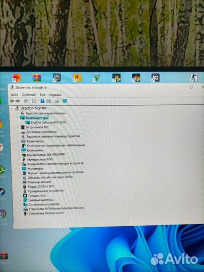 Игровой компьютер в сборе