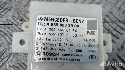Блок PDC (парктроников) mercedes benz vito W639 (2