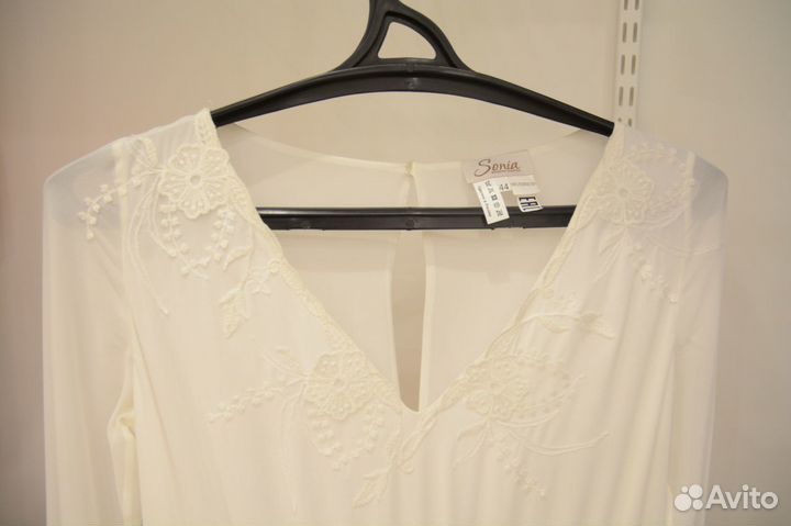Свадебное дизайнерское платье,новое,стильбохо р.44