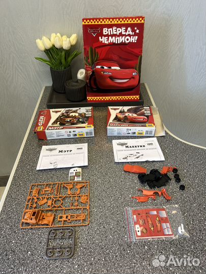 Тачки Творч.набор и сбор.модель