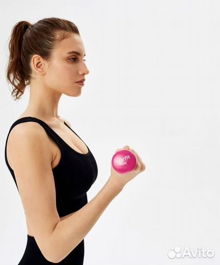 Гантель виниловая 1 кг