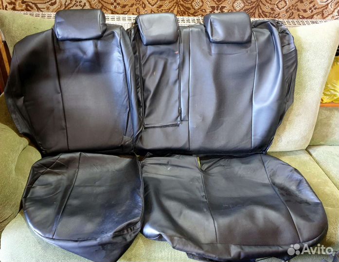 Чехлы экокожа ford focus