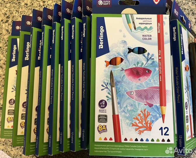 Карандаши акварельные Berlingo SuperSoft