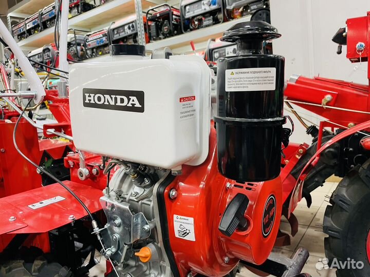 Дизельный мотоблок honda 12 hp+Картофелесажалка