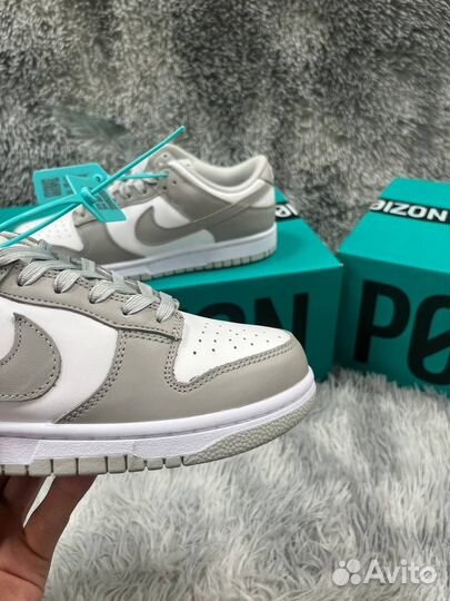 Nike Dunk Low Grey Fog Серые Оригинал Poizon