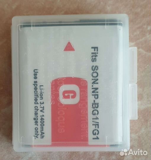 Новый аккумулятор для фотоаппаратов sony NP-BG1