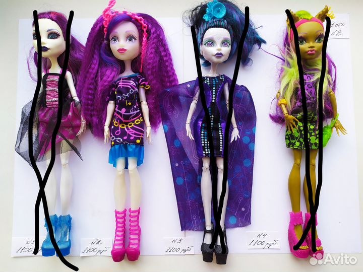 Куклы Монстер Хаи, Эвер Афтер Хай и Энчантималс