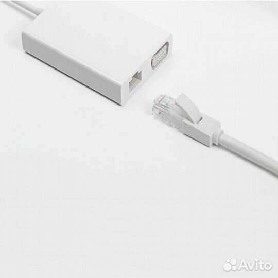 Адаптер Xiaomi Type-C/Type-C, 2USB, VGA, LAN